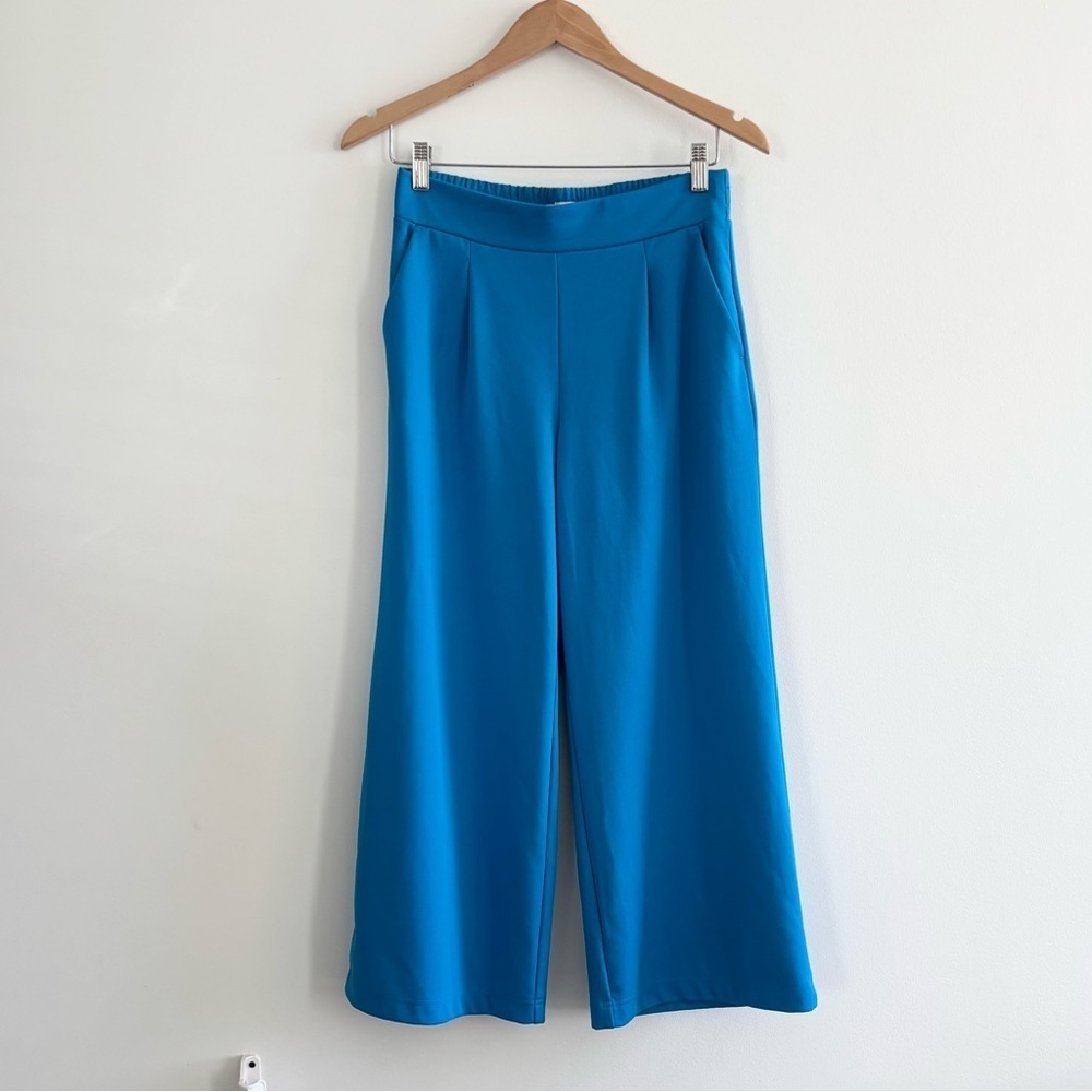 ICHI IHKATE Long Wide Leg Elastic Waist Trousers - Picture 2 of 14